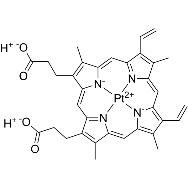 Pt(II) protoporphyrin IX 98303-94-7